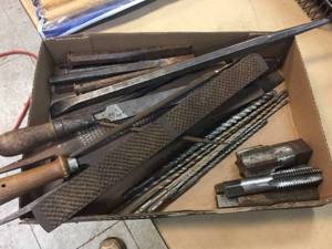 lot 245 image: Group Files - Taps - Punches - Chisels - Hammer Drill Bits