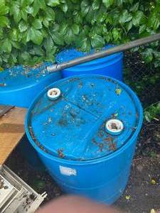 lot 14 image: 3-50 GALLON BARRELS