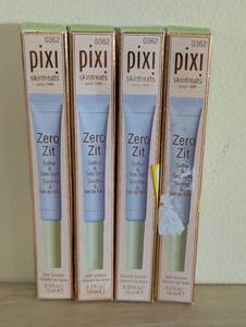 lot 103 image: 4 Pack Pixi Skintreats Zero Zit Acne Spot Solution 0.3 fl oz