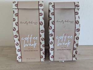 lot 109 image: 2 Pack Beauty Skin Coffee Break Glowing Exfoliating Facial, 1.7 fl ozea