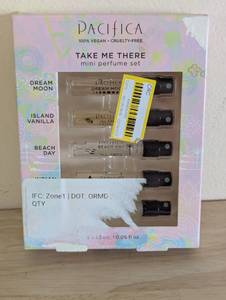 lot 119 image: Pacifica Spray Perfume Set - 5ct - take Me There