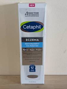 lot 80 image: Cetaphil Eczema Restoraderm Flare-Up Relief Cream for Body - Unscented - 8 fl oz