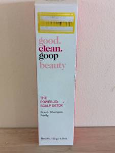 lot 115 image: good.clean.goop beauty The Powerscrub Scalp Detox Shampoo with Amino Acid - Acai Berry - 4oz