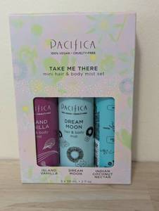 lot 31 image: Pacifica Hair and Body Mist Set - 3ct