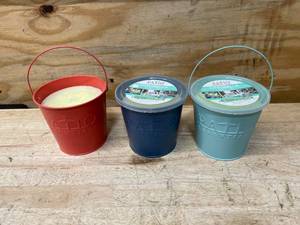 lot 43 image: PATIO ESSENTIALS Lot of 3- Citronella Candles