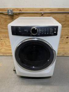 ELECTROLUX- Front Load Perfect Steam Electric Dryer with Balanced Dry and Instant Refresh- 8 Cu. Ft. Model ELFE7637AW