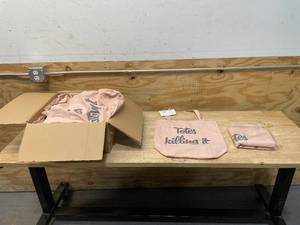 lot 102 image: Lot of Approximately 35- Tote Bags Totes Killing It