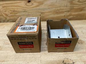 lot 106 image: SIMPSON STRONG-TIE Lot of 16-  BC ZMAX Galvanized Post Bases for 6x Nominal Lumber