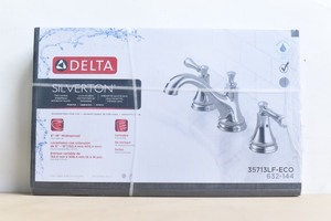 lot 134 image: DELTA Silverton 8 in. Widespread 2-Handle Bathroom Faucet in Chrome