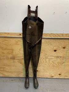 lot 92 image: WHITE RIVER Classic Series II Neoprene Lug Sole Waders- Size 13