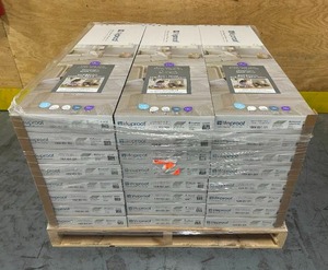lot 6 image: LIFEPROOF Lot of 24 Cases of- Chevron Champagne Beach Wood 12 MIL x 12 in. W x 28 in. L Click Lock Waterproof Vinyl Plank Flooring (18.87 sqftcase) (Total of 452.88 sqft)