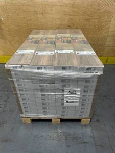lot 30 image: TRAFFICMASTER Pallet of 44 Cases of- Lakeshore Pecan 7 mm T x 7.6 in. W Laminate Wood Flooring (24.2 sqftcase) (Total of 1,064.8 sq. ft.)