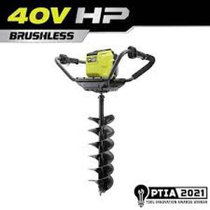 lot 8 image: RYOBI 40V HP Brushless Cordless Earth Auger with 8 in. Bit (Tool Only) Customer Returns See Pictures