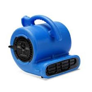 B-Air 1/4 HP Air Mover Blower Fan for Water Damage Restoration Carpet Dryer Floor Home and Plumbing Use in Blue    Customer Returns See Pictures