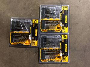 lot 3 image: Lot of DEWALT Black and Gold Twist Drill Bit Set (21-Piece) Customer Returns See Pictures
