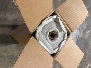 lot 9 image: HUSKY 20 ft. x 100 ft. Clear Plastic Sheeting Customer Returns See Pictures
