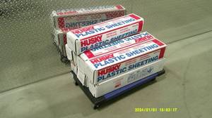 lot 89 image: Husky Brand Contractors Plastic Sheeting