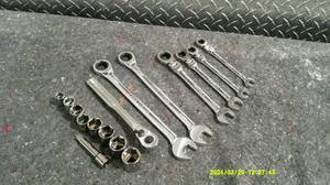 lot 51 image: Assorted Husky and Craftsman Wrenches and Sockets
