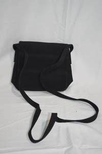 lot 44 image: Black Suede Nine West Shoulder Handbag
