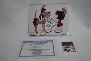 lot 102 image: Marvin the Martian and K-9 Dog, signed by Bob Bergen