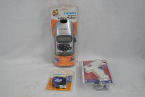 lot 131 image: Dymo Label Maker wCartridge and Glue Gun (NEW)