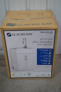 lot B-161 image: Glacier Bay 24 Laundry Sink Cabinet