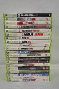 lot 166 image: lot of 20 XBOX 360 games