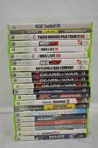 lot 167 image: lot of 21 XBOX 360 games.