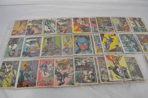 lot A-178 image: Collection of Topps 1966 Batman Black Bat Trading Cards