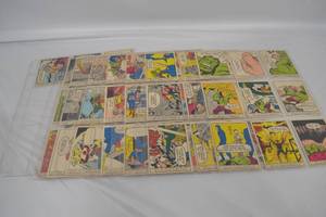 lot A-183 image: 1966 Marvel Super Hero Trading Cards - Daredevil, Captain America, Spiderman, More