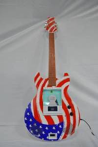 lot 208 image: American flag cd player