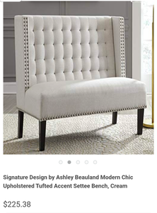 lot A-301 image: Ashley Furniture Bench