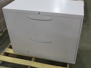 lot 12 image: 2 Drawer Lateral File 36 x 18 x 28