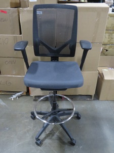 lot 44 image: Allsteel Mesh Adjustable High Back Task Chair