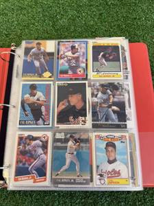 lot 240 image: Binder of Baseball Cards