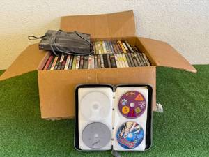 lot 266 image: Box of DVDs & DVD Player