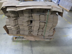 Pallet of 4" x4" x 5/8" Shipping Boxes