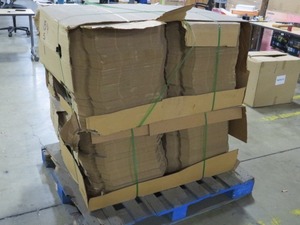 lot 2 image: Pallet of 15 14 x5 x 1 Shipping Boxes