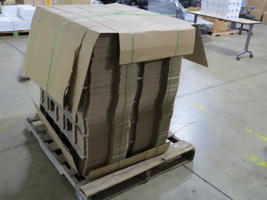 lot 6 image: Pallet of 10 x6 x 34 Shipping Boxes