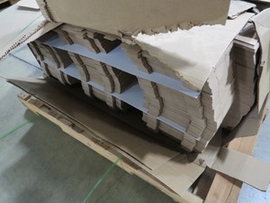 lot 23 image: Pallet of 10 x6 x 34 Shipping Boxes