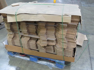 Pallet of 4" x4" x 5/8" Shipping Boxes