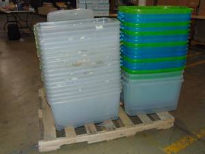 lot 22 image: Mixed Lot Storage Bins and Totes