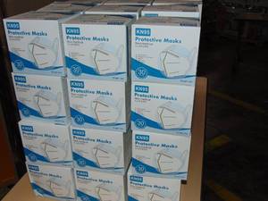 lot 25 image: 1800 KN 95 Masks 5 Layers 60 Boxes of 30