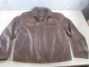 lot 66 image: (CS) Wilsons Leather Jacket with R...