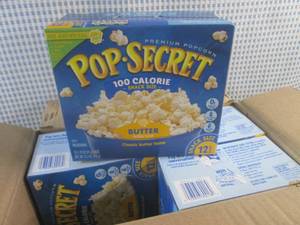 lot 146 image: (C-1) 4 Boxes Pop-Secret Butter Mic...