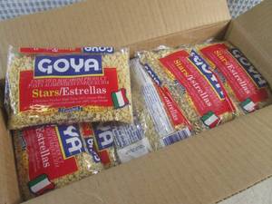 lot 157 image: (B-1) 20 Bags of Goya Stars Pasta 7...
