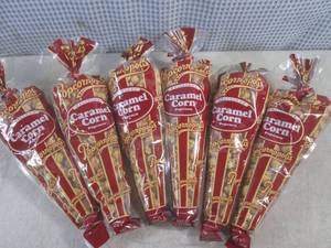 lot 162 image: (B-2) 6 Bags of Caramel Corn Popcor...