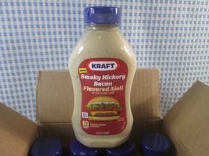 lot 182 image: (B-3) 8 Bottles of Kraft Smoky Hick...