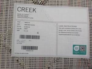 lot 2 image: 9 ft x 12 ft Creek Grey Area Rug...