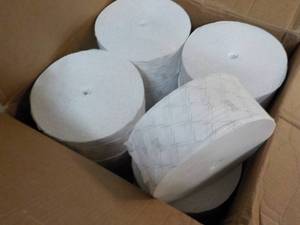 lot 41 image: Scott 12 Rolls Jumbo Rolls Coreless...